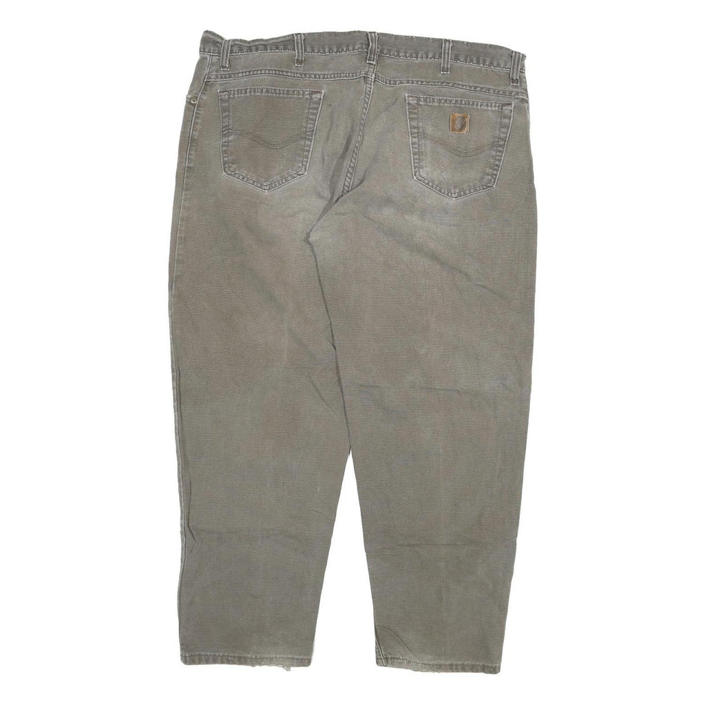 CARHARTT Womens Grey Relaxed Straight Denim Cotton Blend Medium W40 L28 Durable