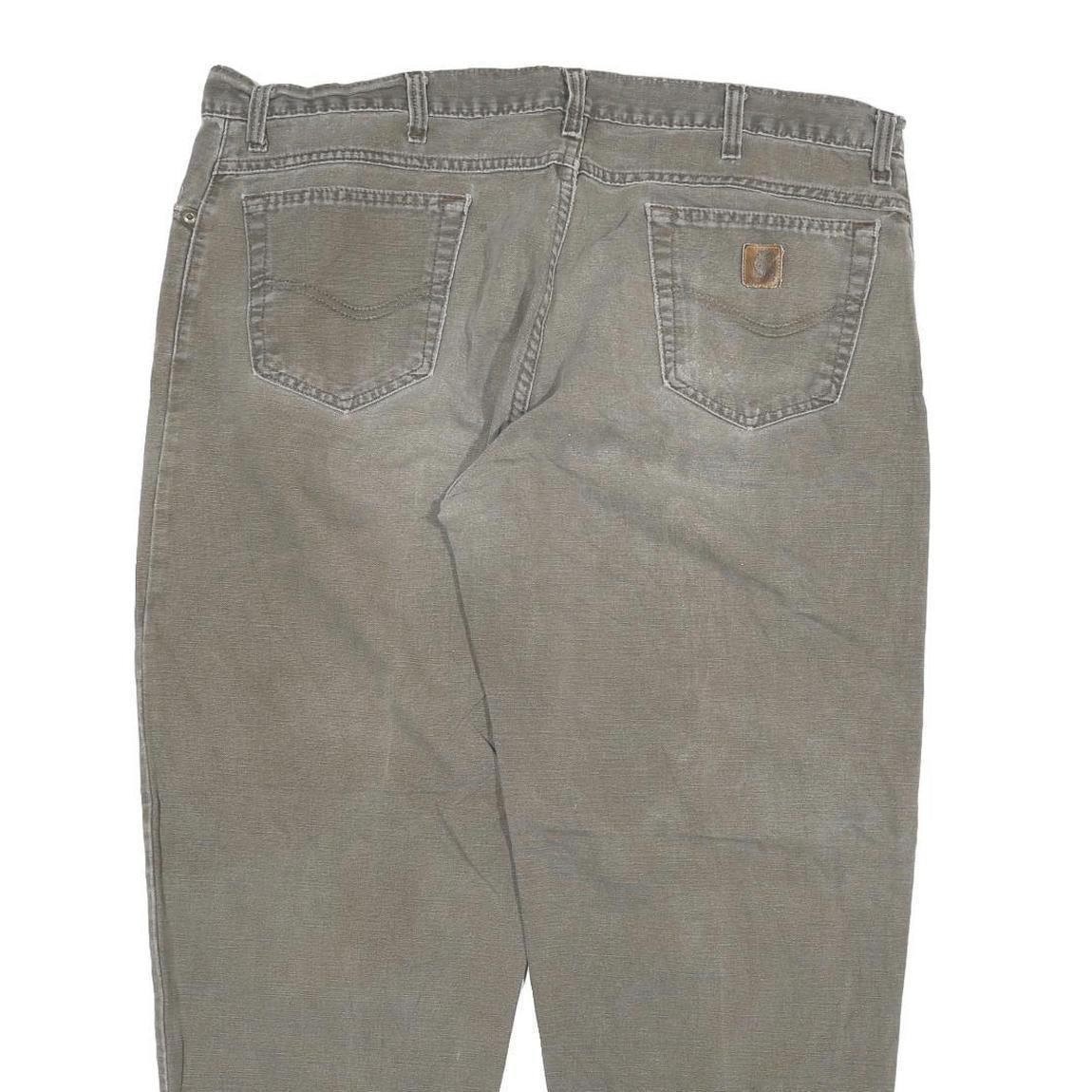 CARHARTT Womens Grey Relaxed Straight Denim Cotton Blend Medium W40 L28 Durable