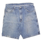 WRANGLER Mens Blue Denim Casual Shorts L W36 Pocket Utility Style