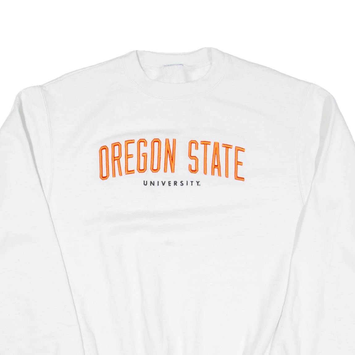 Oregon State University Mens Sweatshirt White USA M
