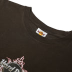 HARD ROCK CAFE Mens Black Kuala Lumpur Graphic T-Shirt L Short Sleeve Crew Neck
