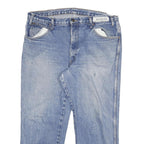 DICKIES Mens Regular Fit Blue Denim Jeans W36 L25 Zip Closure Casual Workwear