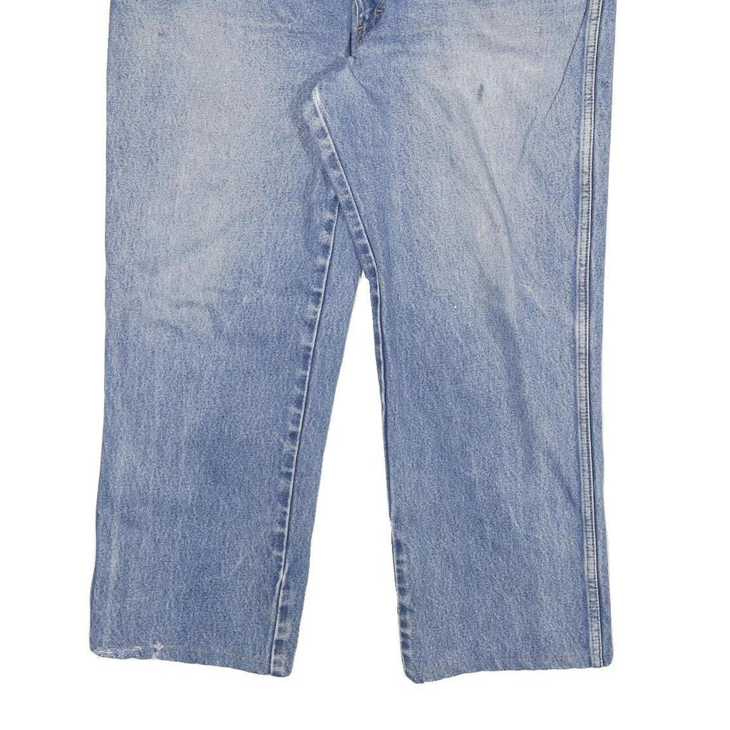 DICKIES Mens Regular Fit Blue Denim Jeans W36 L25 Zip Closure Casual Workwear