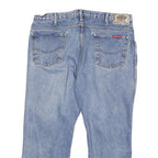 DICKIES Mens Regular Fit Blue Denim Jeans W36 L25 Zip Closure Casual Workwear