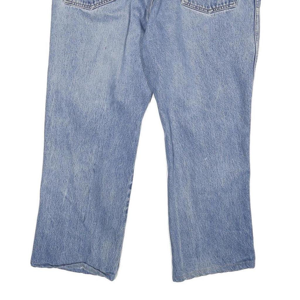 DICKIES Mens Regular Fit Blue Denim Jeans W36 L25 Zip Closure Casual Workwear