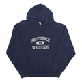 RUSSELL ATHLETIC Mens Navy Providence Wrestling Hoodie L Cotton Blend Pullover