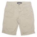 CALVIN KLEIN JEANS Womens Cargo Shorts Brown UK 6 W31