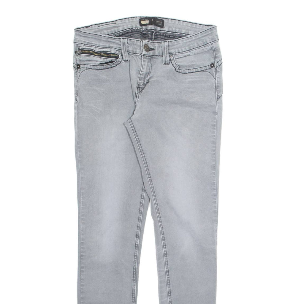 LEVI'S Womens Jeans Grey Slim Skinny Stone Wash W30 L30