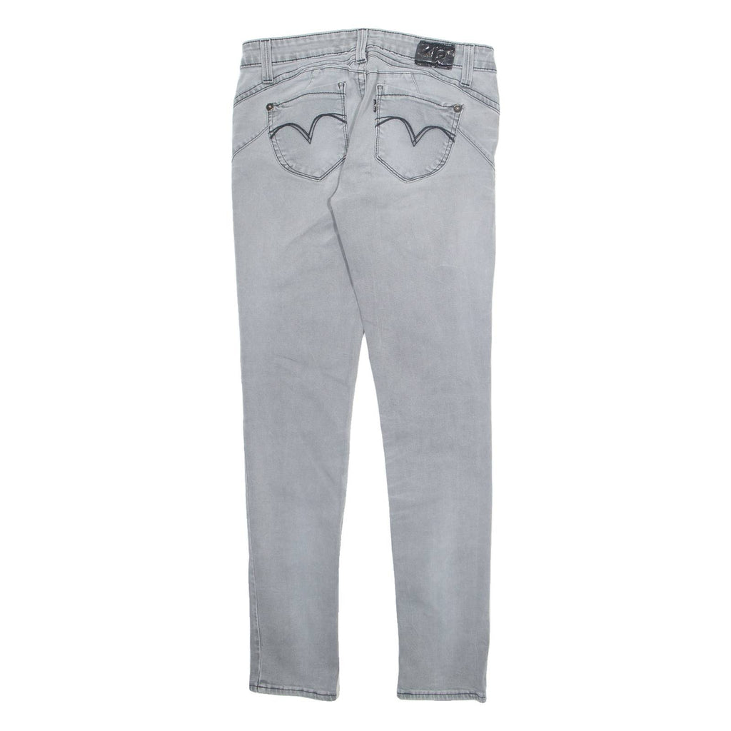 LEVI'S Womens Jeans Grey Slim Skinny Stone Wash W30 L30