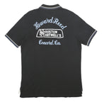 REPLAY Mens Black Polo Shirt XL Cotton Short Sleeve Embroidered Logo