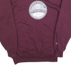 CHAMPION Mens Maroon University Of Indianapolis Crew Neck L Cotton Blend