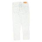LEVI'S Distressed Made And Crafted Womens Jeans White Slim Straight W26 L28