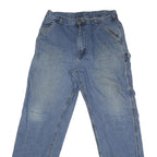 CARHARTT Mens Jeans Blue Regular Straight Denim Medium W34 L32 Workwear