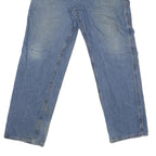 CARHARTT Mens Jeans Blue Regular Straight Denim Medium W34 L32 Workwear