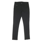CALVIN KLEIN JEANS Womens Slim Black Slim Tapered Trousers W30 L30 Stylish Fit