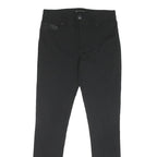 CALVIN KLEIN JEANS Womens Slim Black Slim Tapered Trousers W30 L30 Stylish Fit