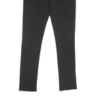 CALVIN KLEIN JEANS Womens Slim Black Slim Tapered Trousers W30 L30 Stylish Fit