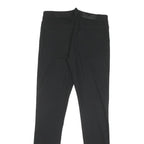CALVIN KLEIN JEANS Womens Slim Black Slim Tapered Trousers W30 L30 Stylish Fit