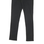 CALVIN KLEIN JEANS Womens Slim Black Slim Tapered Trousers W30 L30 Stylish Fit