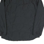 ADIDAS Mens Black Jacket L Polyester Blend Zip Plain Sportswear Casual Outerwear