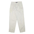 CHAPS Mens Cotton Blend White Relaxed Straight Trousers W28 L31 Classic Casual