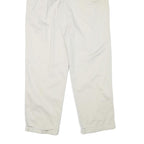 CHAPS Mens Cotton Blend White Relaxed Straight Trousers W28 L31 Classic Casual