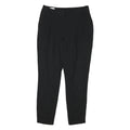 KAREN MILLEN Womens Polyester Blend Black Slim Tapered Trousers W32 L28 Workwear