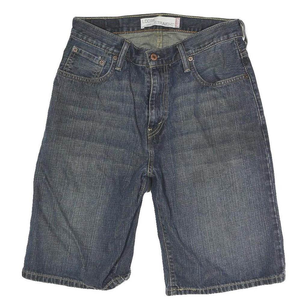 LEVI'S Mens Denim Blue Loose Straight Shorts M W30 Casual Cotton Summer Wear