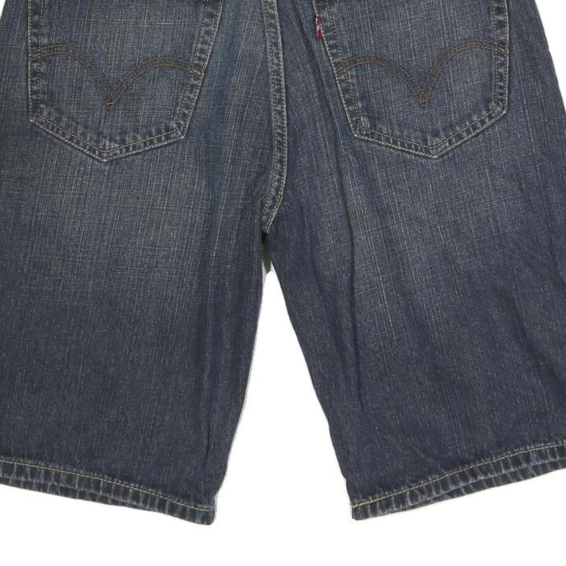 LEVI'S Mens Denim Blue Loose Straight Shorts M W30 Casual Cotton Summer Wear