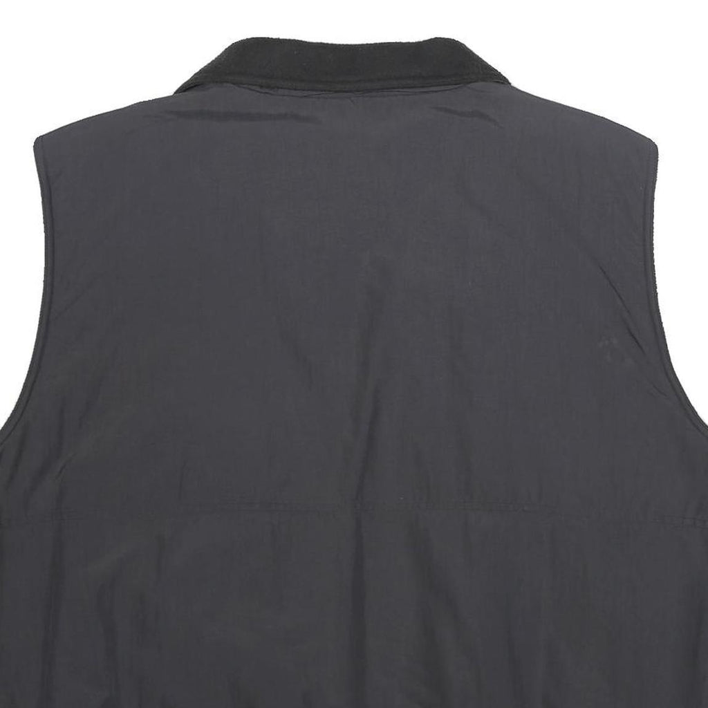 HELLY HANSEN Mens Black Nylon Jacket XL Zip Plain Utility Outdoor