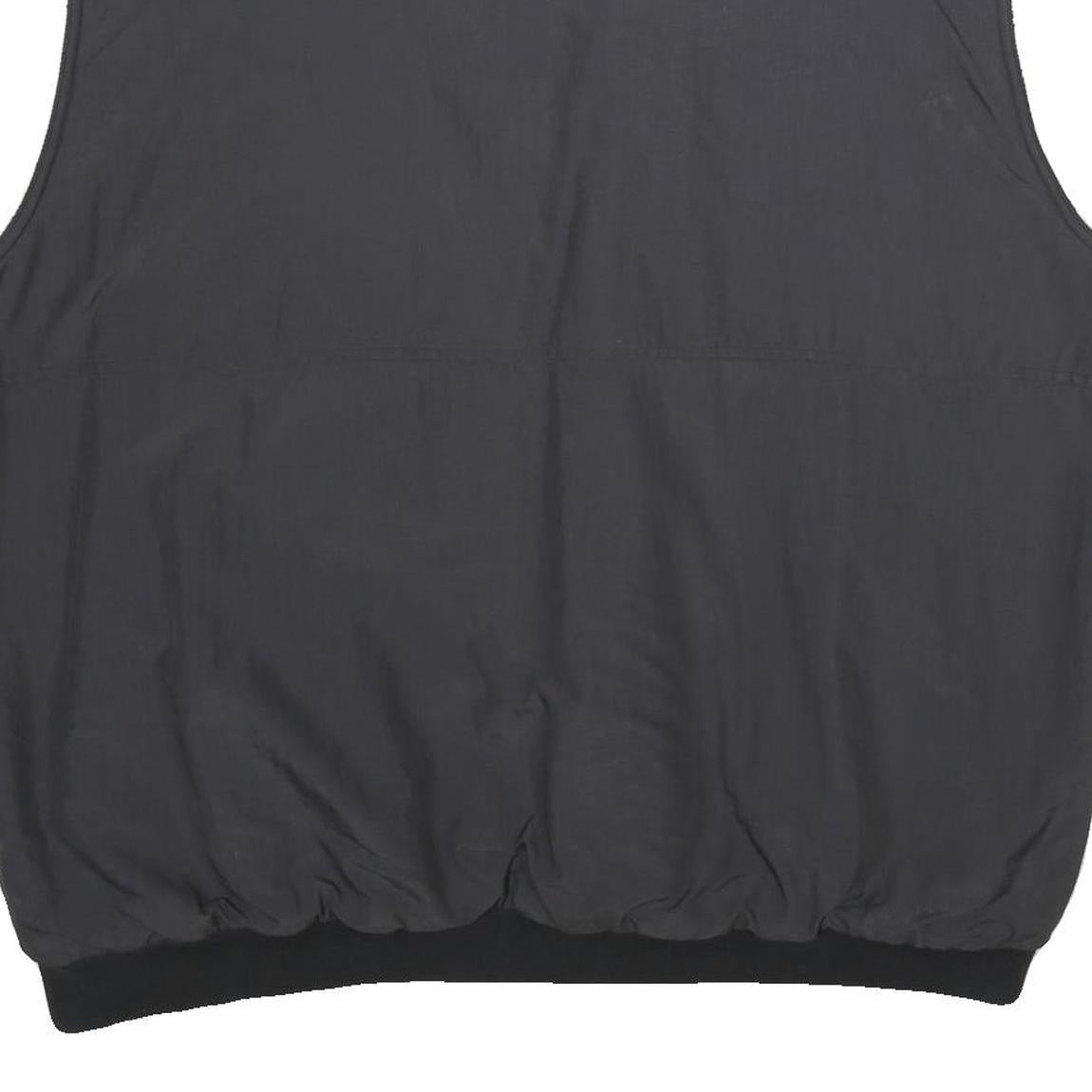 HELLY HANSEN Mens Black Nylon Jacket XL Zip Plain Utility Outdoor