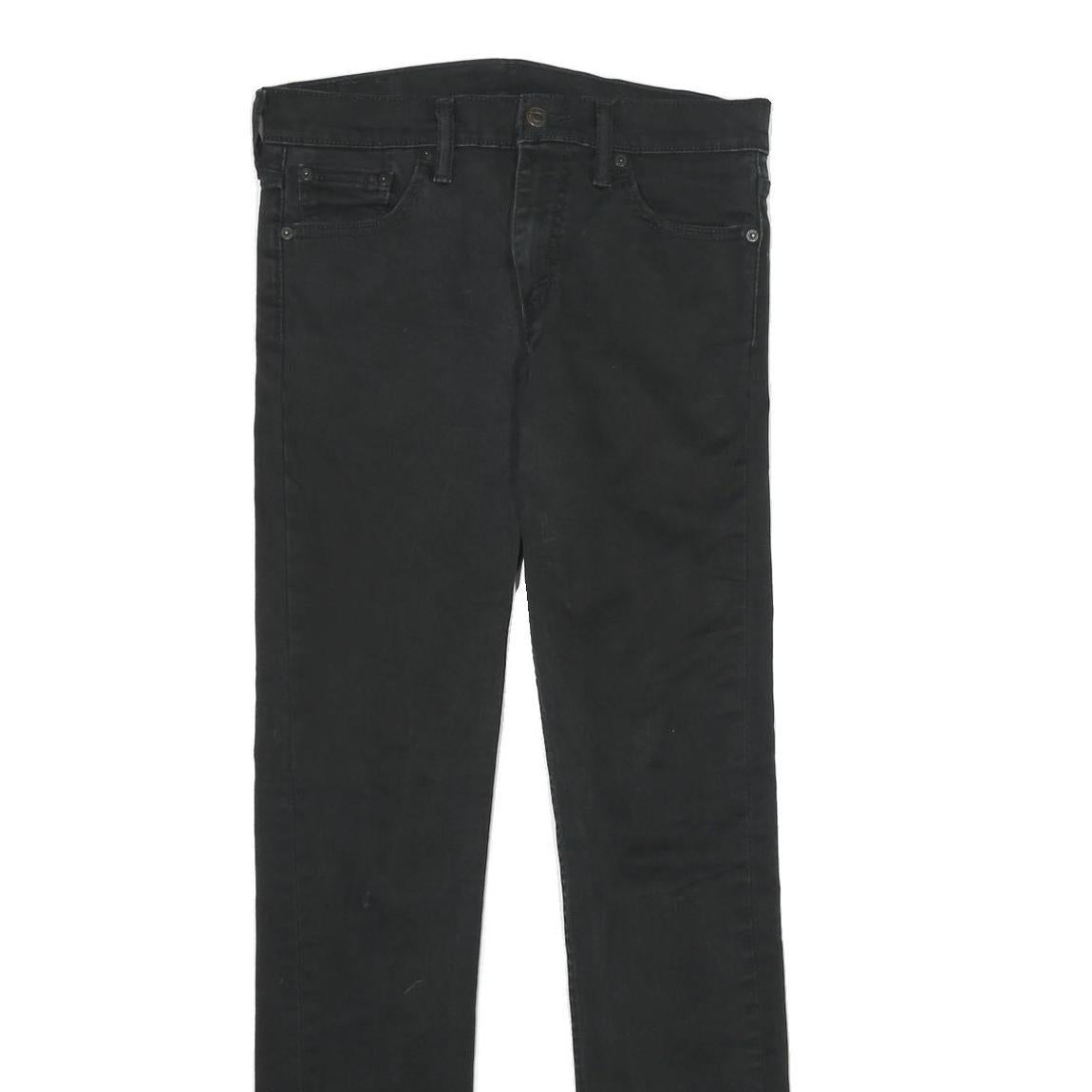 LEVI'S 510 Mens Jeans Black Slim Skinny Denim W29 L32 Zip Cotton Blend