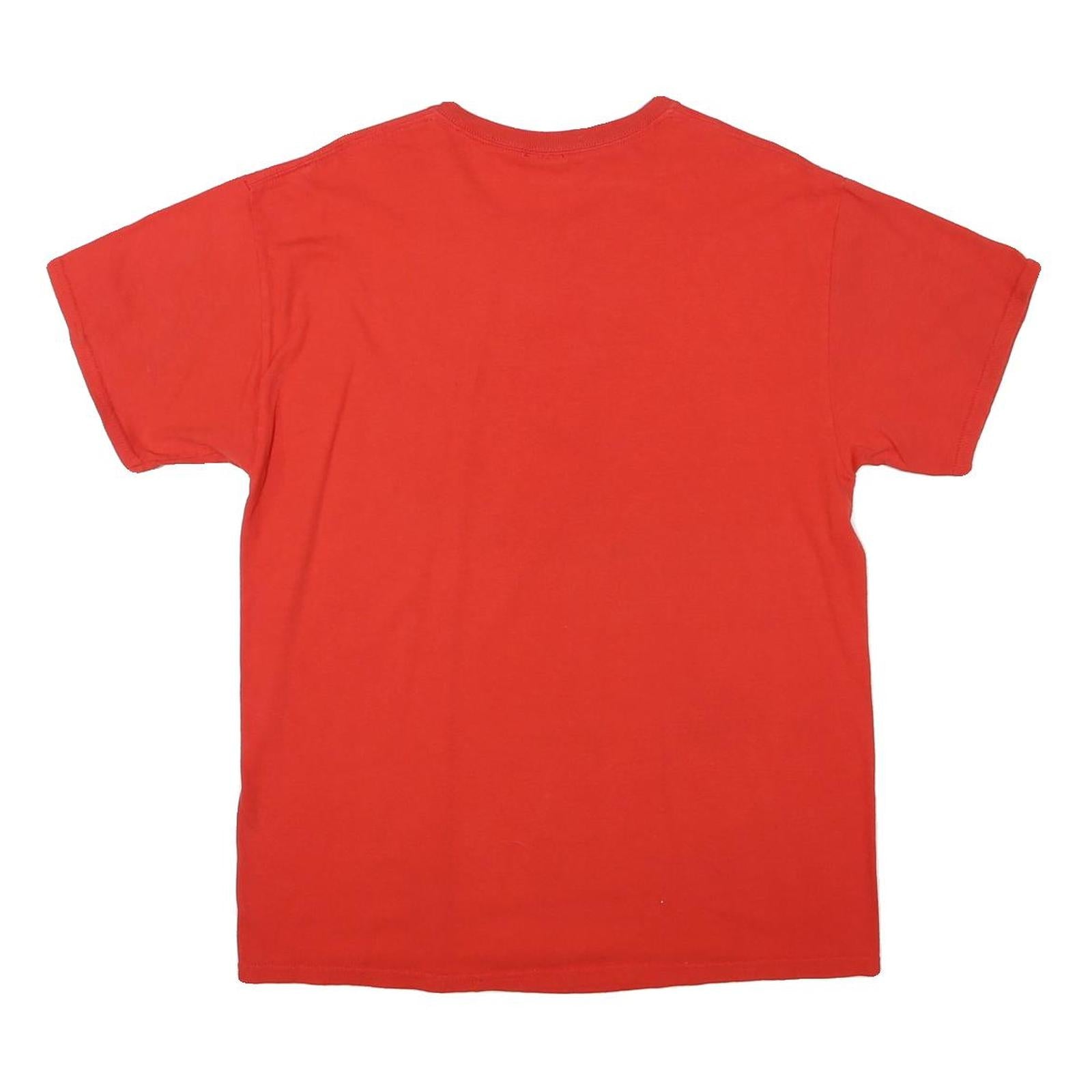 BLUE 84 Mens Red Ohio State Big Ten Champions Graphic T-Shirt L Short Sleeve