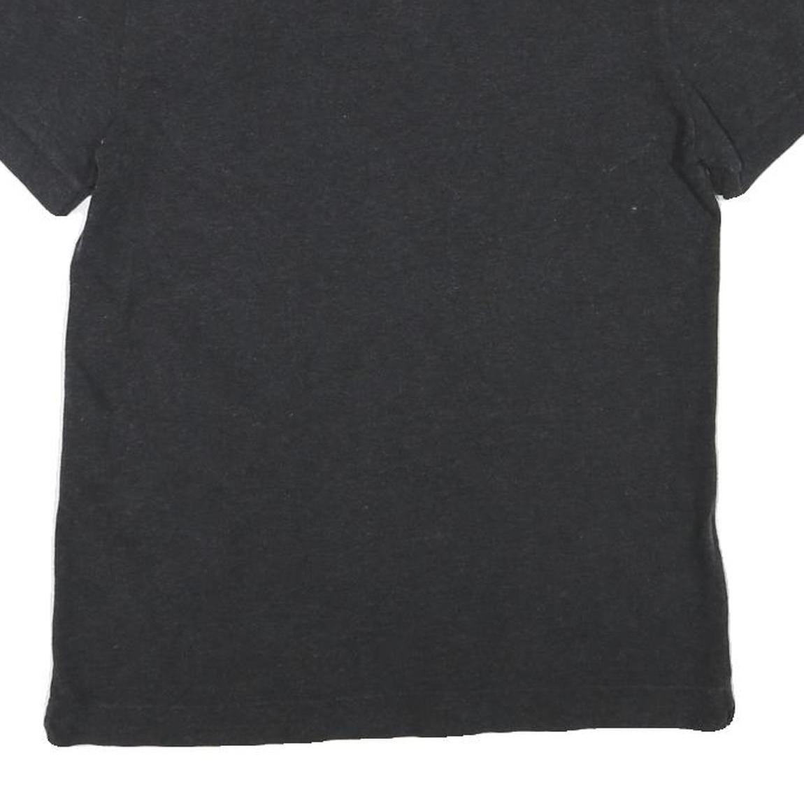 LACOSTE Mens Black Cotton Blend Short Sleeve Plain XS Polo Shirt Authentic