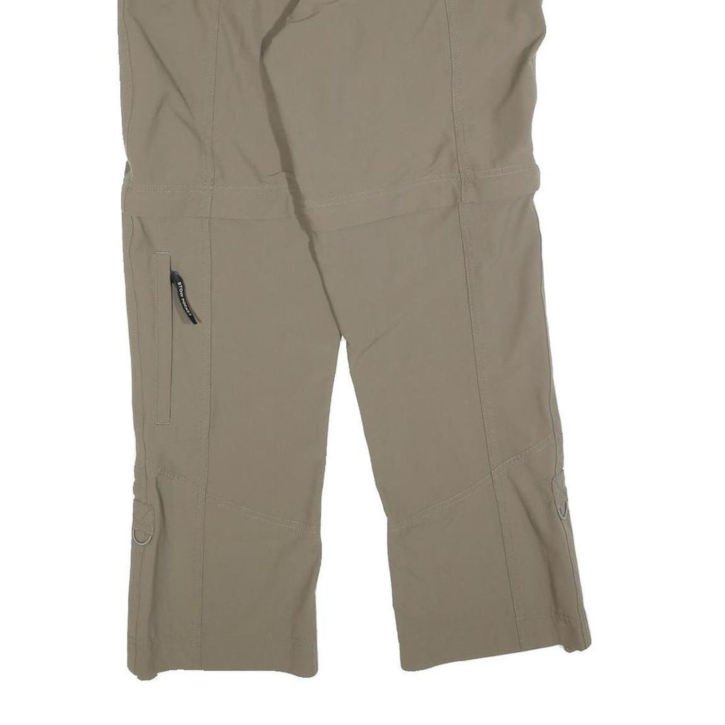 THE NORTH FACE Womens Polyester Blend Beige Regular Fit Straight Leg Trousers