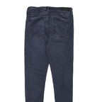 TOMMY HILFIGER Womens Jeans Blue Slim Skinny Denim Medium W25 L27 Stylish Zip