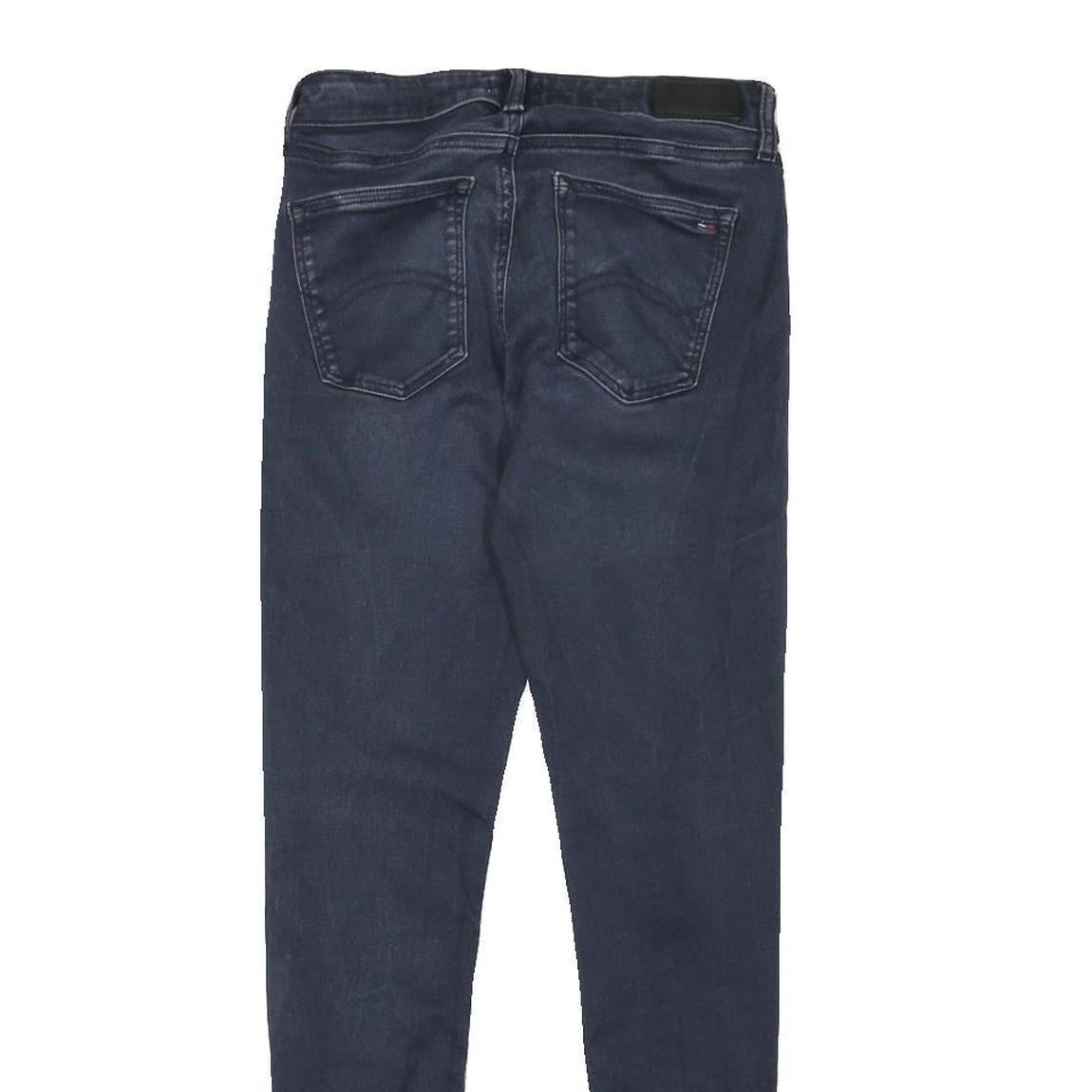 TOMMY HILFIGER Womens Jeans Blue Slim Skinny Denim Medium W25 L27 Stylish Zip