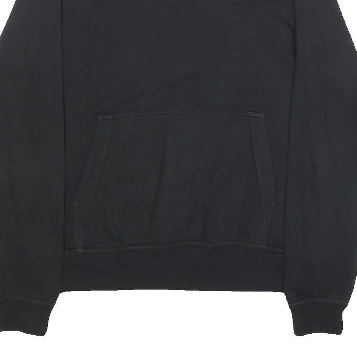 NIKE Mens Black S Crew Neck Sweatshirt Cotton Blend Pullover Casual