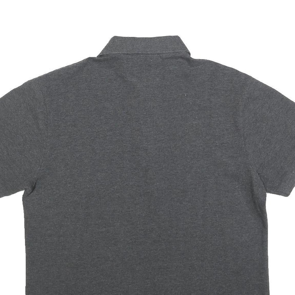 LACOSTE Mens Grey Short Sleeve Polo Shirt XL Cotton Classic Casual