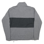 NIKE Mens Grey & Black Nike Air Crew Neck L Sweatshirt Cotton Blend Sports