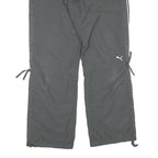 PUMA Womens Joggers Black Slim Straight UK 14 W36 L31 Sport Casual Comfort