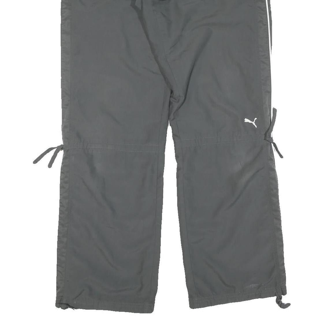 PUMA Womens Joggers Black Slim Straight UK 14 W36 L31 Sport Casual Comfort