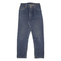 LEVI'S 505 Mens Jeans Blue Regular Straight Denim Medium W30 L32 Classic Zip