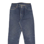 LEVI'S 505 Mens Jeans Blue Regular Straight Denim Medium W30 L32 Classic Zip