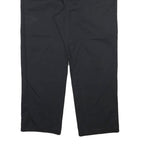 DICKIES Mens Black Regular Fit Straight Leg Trousers W40 L29 Workwear Zip