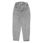 CAROLE LAURENT Womens Jeans Grey Relaxed Straight Denim Medium W27 L31 Vintage