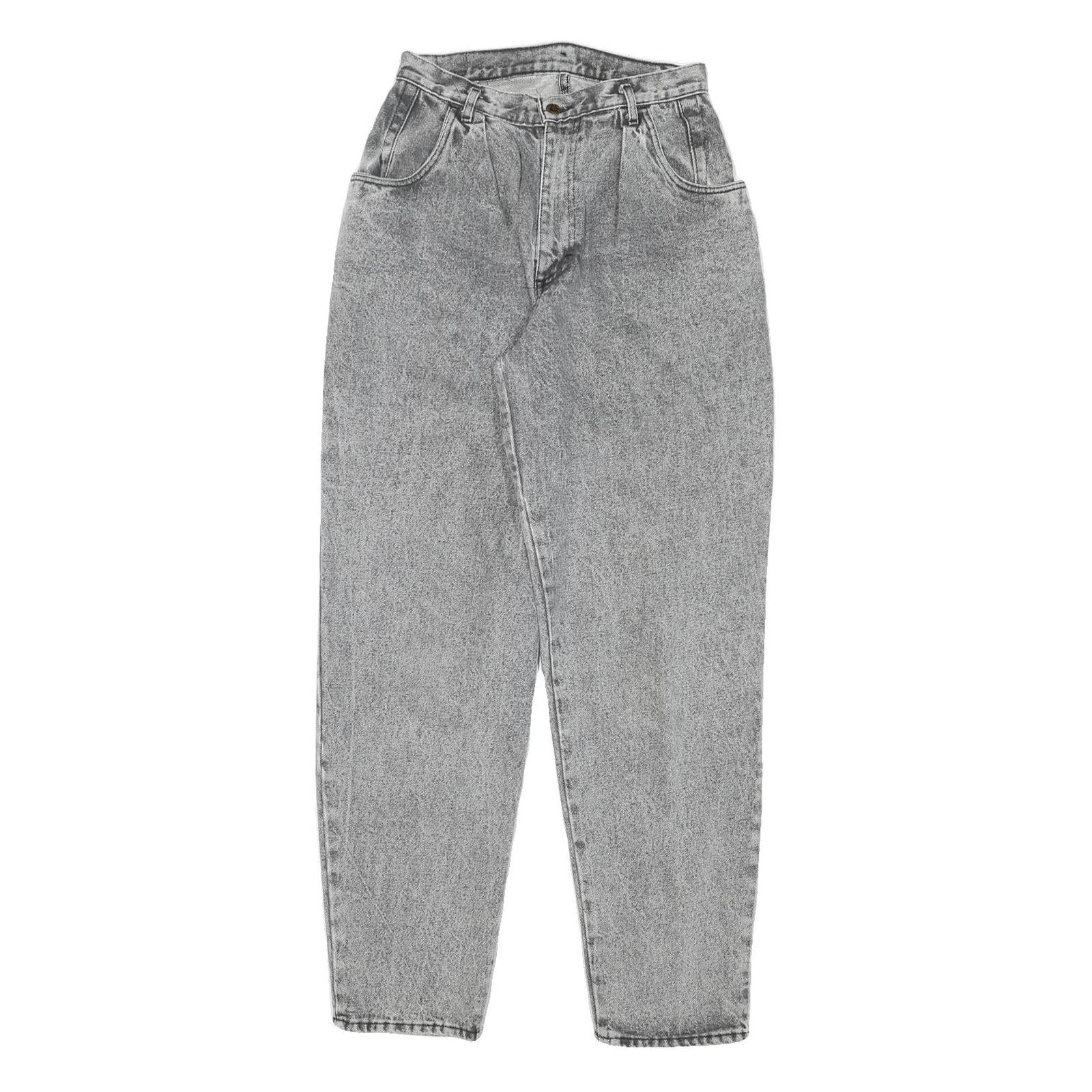 CAROLE LAURENT Womens Jeans Grey Relaxed Straight Denim Medium W27 L31 Vintage