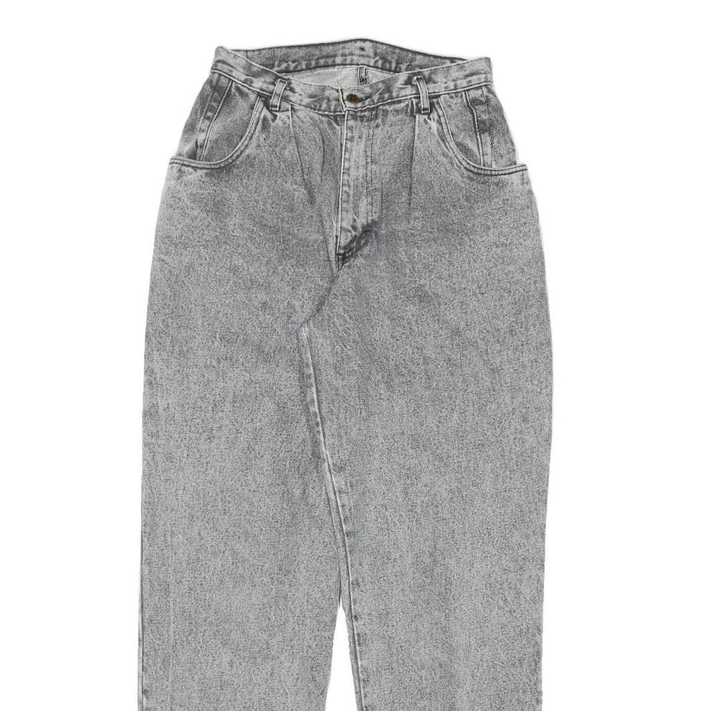 CAROLE LAURENT Womens Jeans Grey Relaxed Straight Denim Medium W27 L31 Vintage