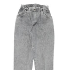 CAROLE LAURENT Womens Jeans Grey Relaxed Straight Denim Medium W27 L31 Vintage