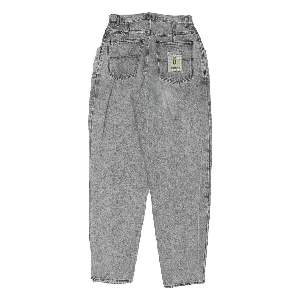 CAROLE LAURENT Womens Jeans Grey Relaxed Straight Denim Medium W27 L31 Vintage